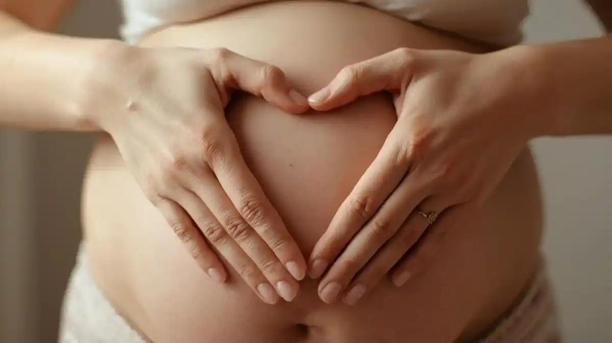 Carnet de fertilité SOPK, test d'ovulation et plantes médicinales sur fond naturel